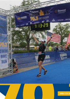 At the finish line!!
